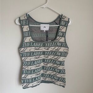 NWT YELLOW SIGNATURE KNIT TANK - Yellow The Label